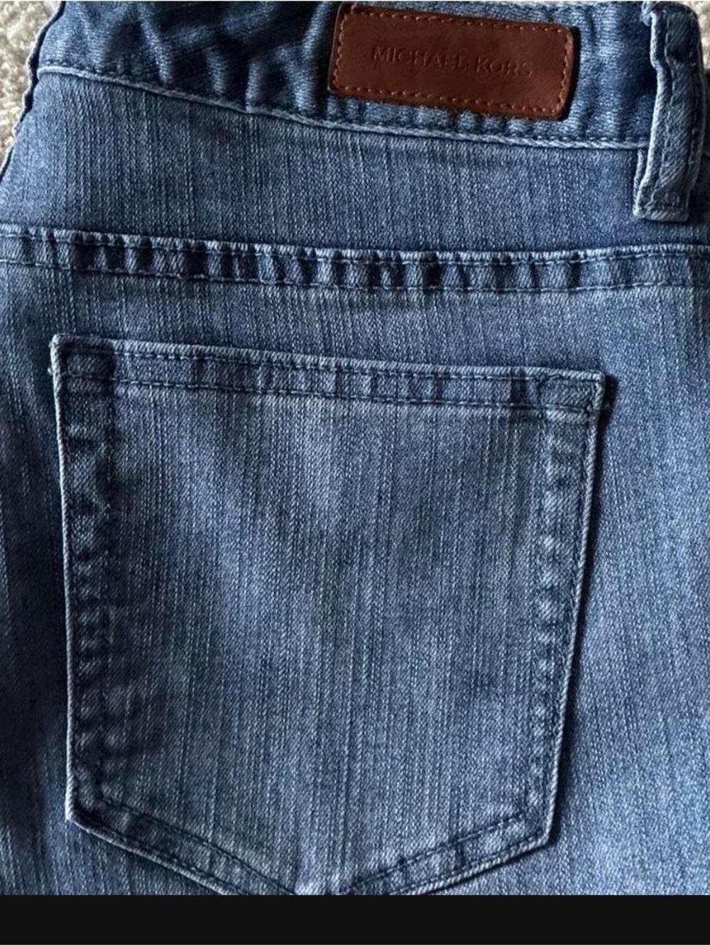 Michael Kors Women's Medium Blue Straight Leg Jeans